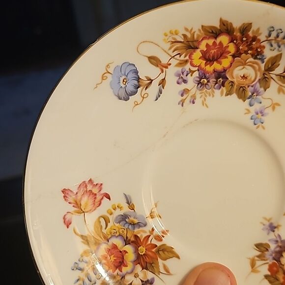 AYNSLEY est. 1775 English BONE CHINA 29c2. Cup and saucer - Picture 8 of 9